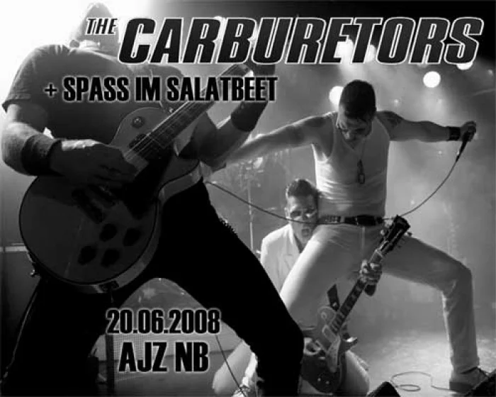 Flyer: THE CARBURETORS + SPASS IM SALATBEET