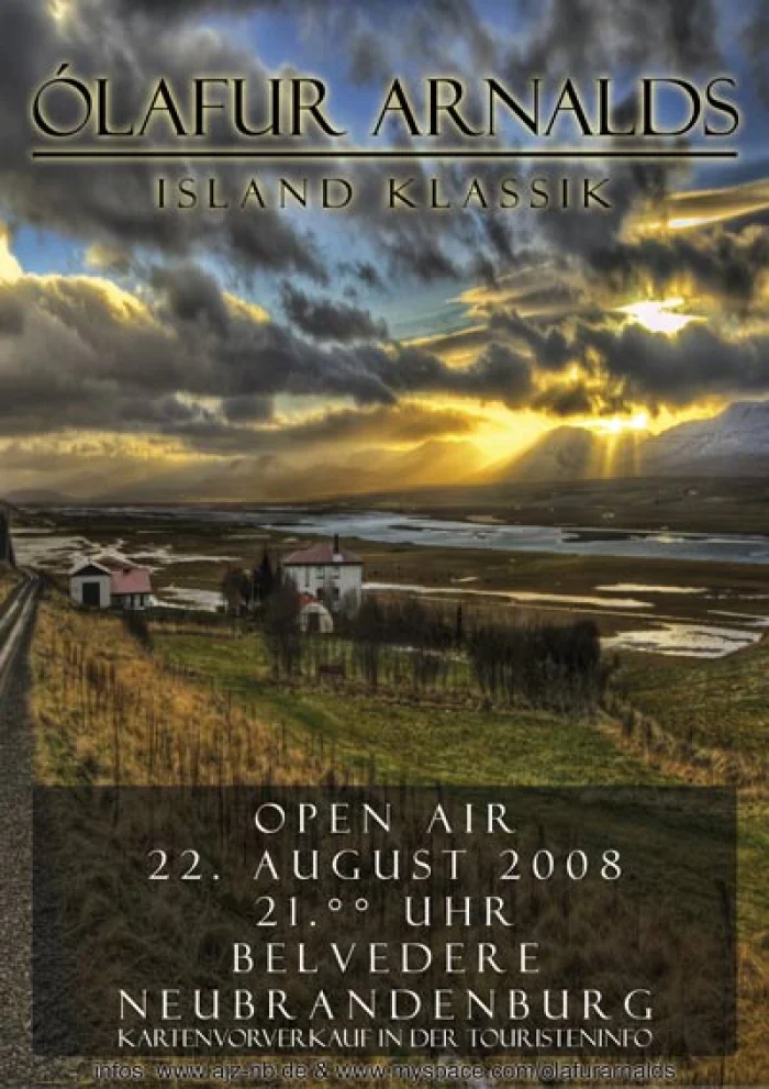 Flyer: ÓLAFUR ARNALDS