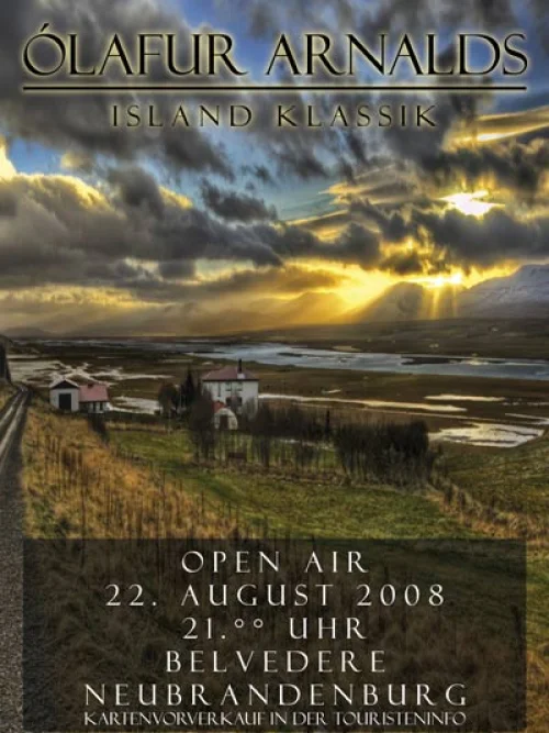 Flyer: ÓLAFUR ARNALDS