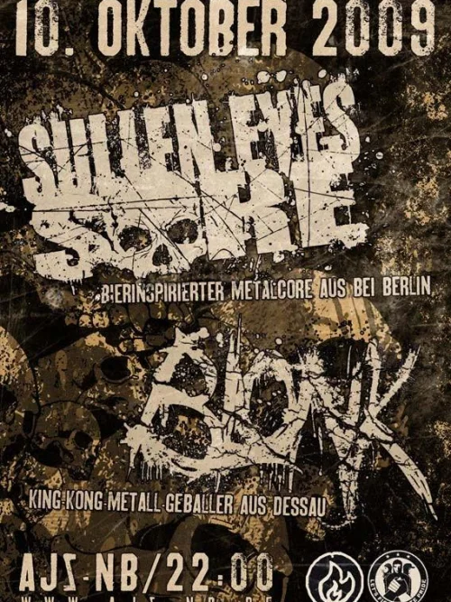 Flyer: SULLEN EYES SORE + BLONK