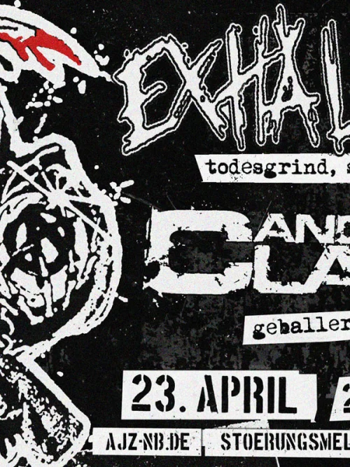 Flyer: EXHALE + CANCER CLAN