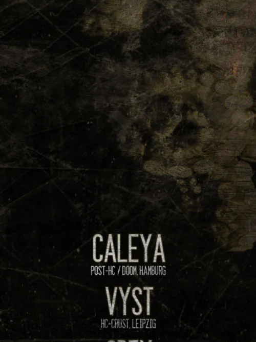 Flyer: CALEYA + VYST + GREY