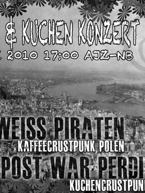 Flyer: EDELWEISS PIRATEN + POST WAR PERDITION