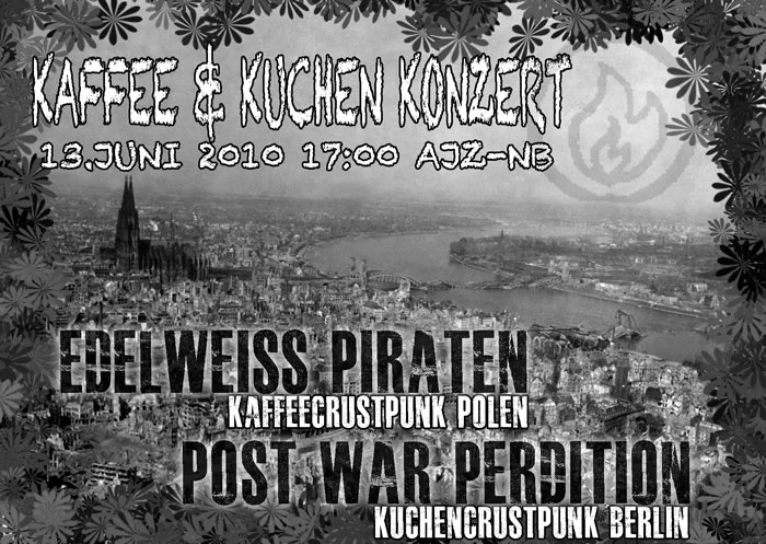 Flyer: EDELWEISS PIRATEN + POST WAR PERDITION