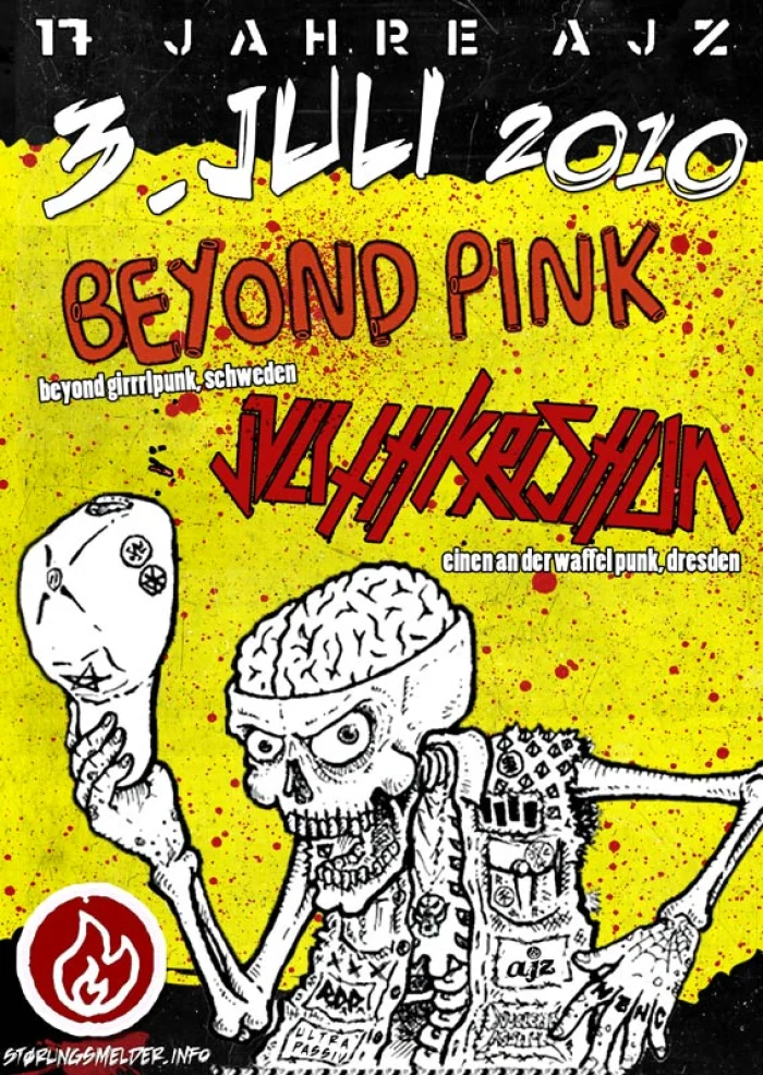 Flyer: BEYOND PINK + JULITH KRISHUN + FEINE SAHNE FISCHFILET