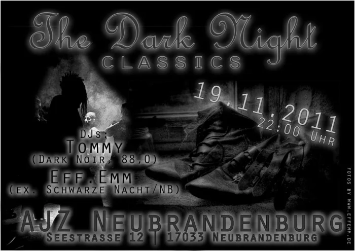 Flyer: the dark night classics
