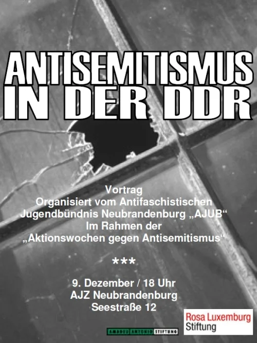 Flyer: Antisemitismus in der DDR
