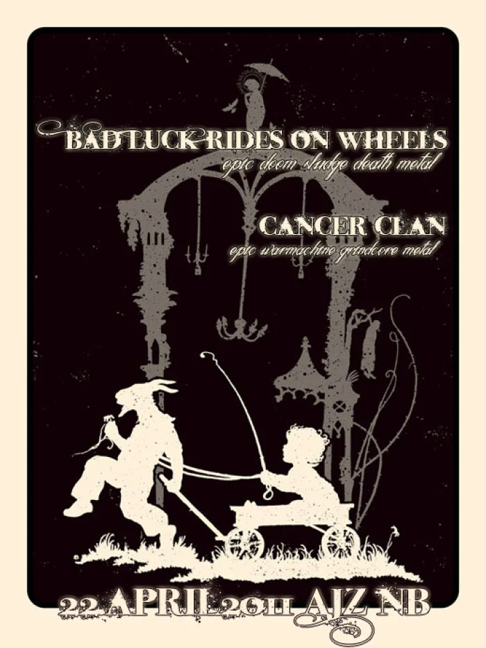 Flyer: CANCER CLAN + BAD LUCK RIDES ON WHEELS