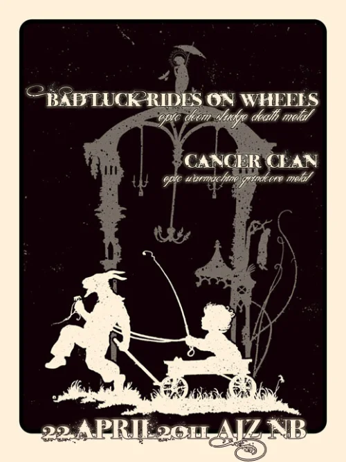 Flyer: CANCER CLAN + BAD LUCK RIDES ON WHEELS