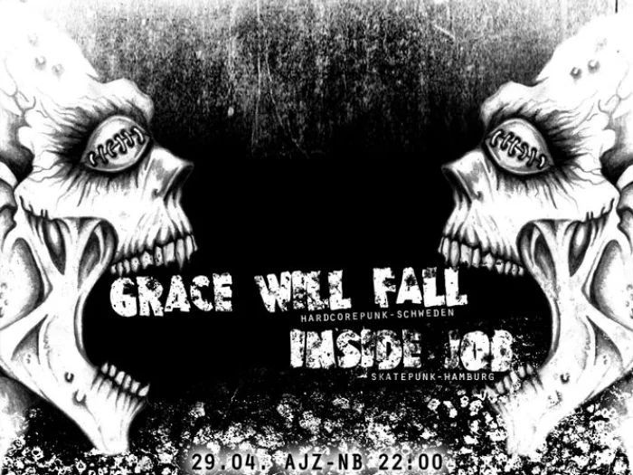 Flyer: GRACE WILL FALL + INSIDE JOB