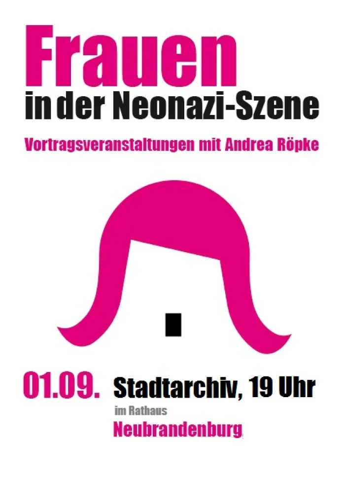 Flyer: Buchlesung mit Andreas Speit