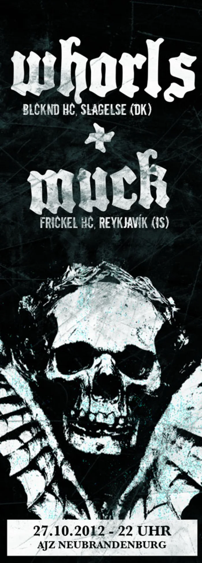Flyer: WHORLS + MUCK