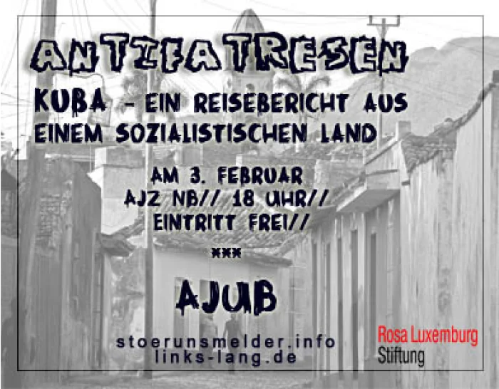 Flyer: Kuba - Ein Reisebericht aus einem sozialistischen Land