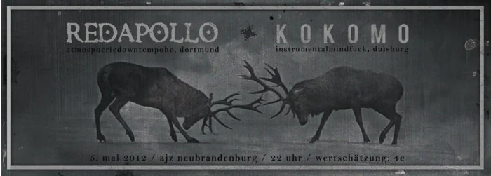 Flyer: RED APOLLO + KOKOMO