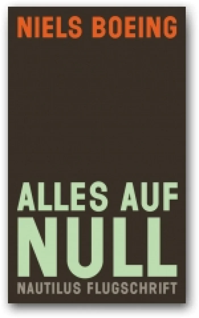 Flyer: Niels Boeing - Alles auf Null