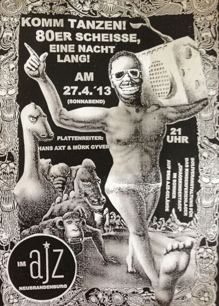 Flyer: 80er scheisse die ganze nacht