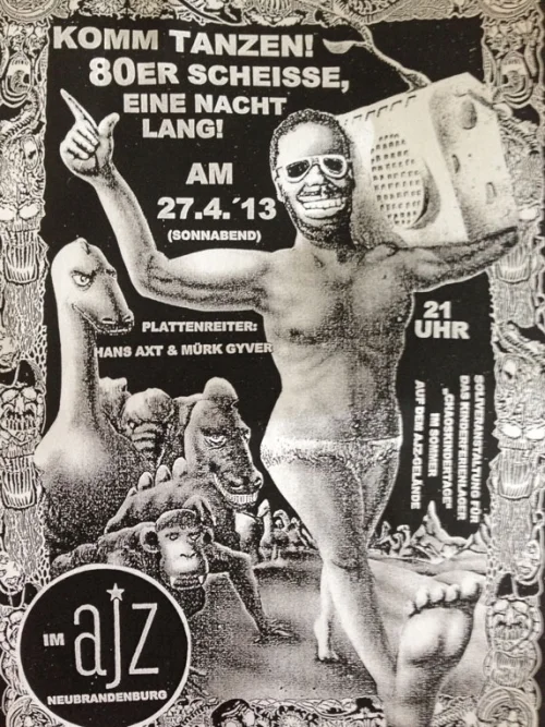 Flyer: 80er scheisse die ganze nacht