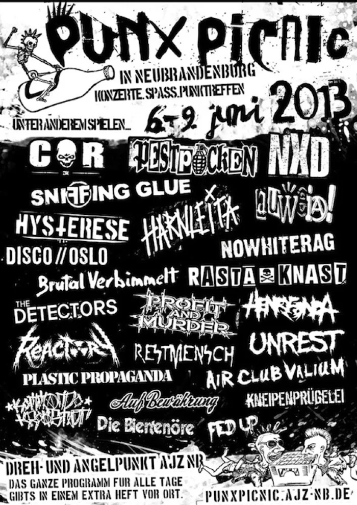 Flyer: Punx PicNic 2013