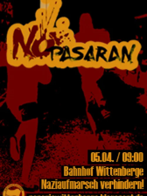 Flyer: MOBIVORTRAG ZUR NAZIDEMO AM 05.04. IN WITTENBERGE