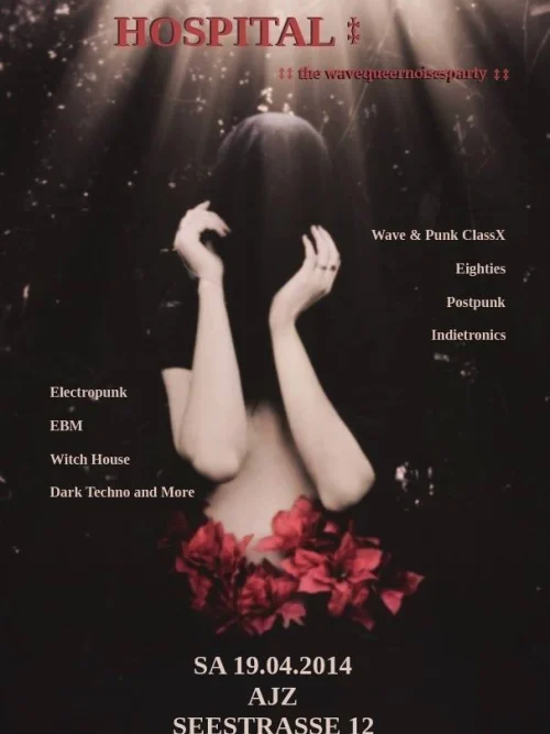 Flyer: SHOCK HOSPITAL - THE WAVEQUEERNOISESPARTY