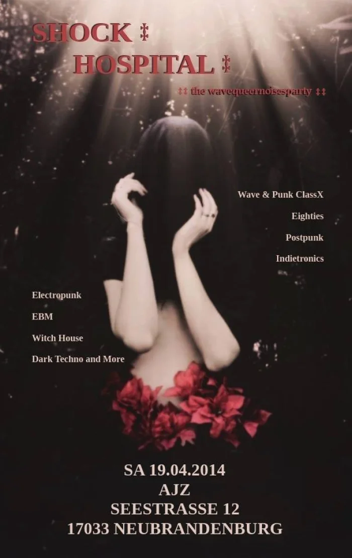 Flyer: SHOCK HOSPITAL - THE WAVEQUEERNOISESPARTY