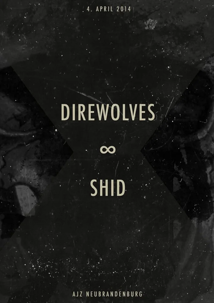 Flyer: DIREWOLVES + SHID