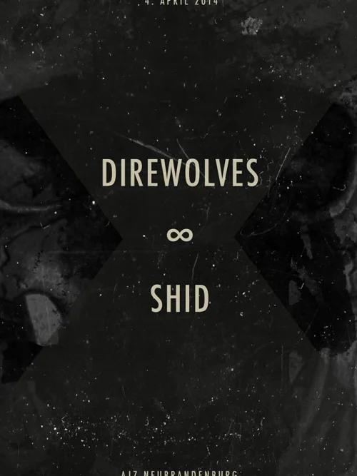 Flyer: DIREWOLVES + SHID