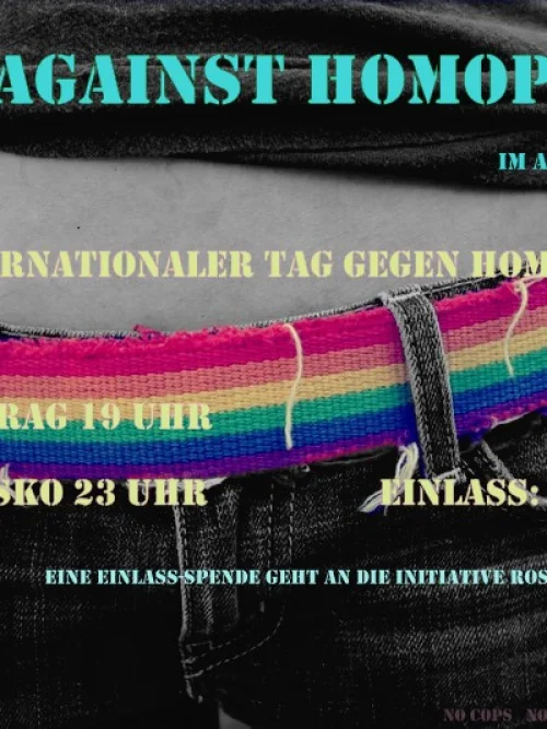 Flyer: DANCE AGAINST HOMOPHOBIA