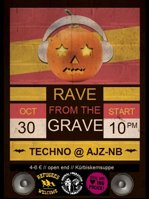 Flyer: RAVE FROM THE GRAVE