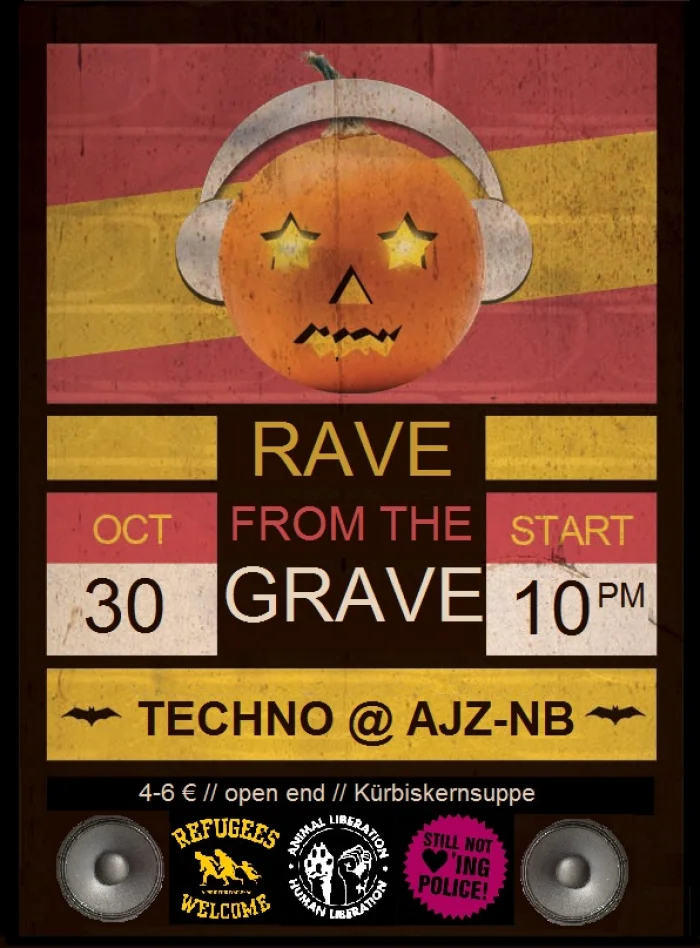 Flyer: RAVE FROM THE GRAVE