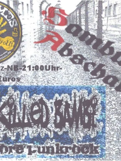 Flyer: WHO KILLED BAMBI + HAMBURGER ABSCHAUM + ANTIBASTARD