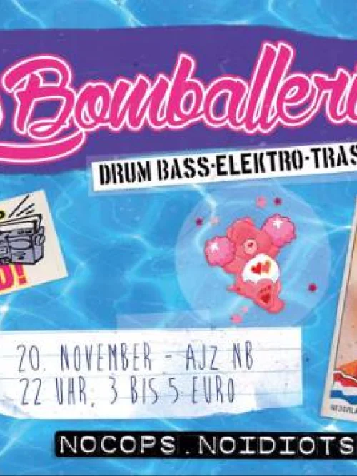 Flyer: Antirep-Soliparty : "Les Bomballerinas" D&B- ELEKTRO- TRASH MASH UP
