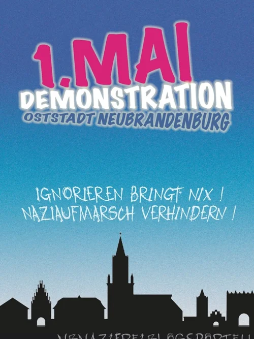 Flyer: 1.Mai Nazifrei - Info-/Mobivortrag