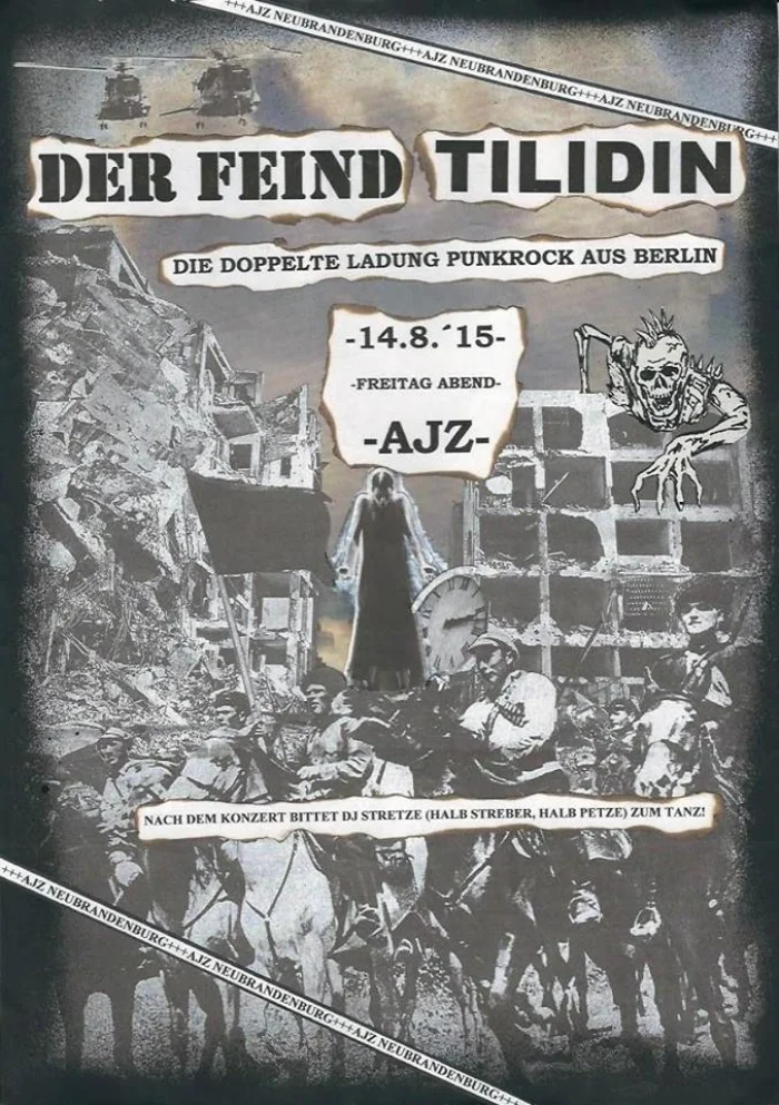 Flyer: DER FEIND + BASTARDO FOUR + DJ STRETZE