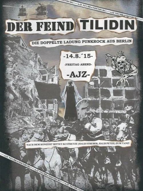 Flyer: DER FEIND + BASTARDO FOUR + DJ STRETZE