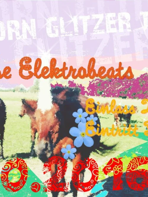 Flyer: EINHORN GLITZER TRASH