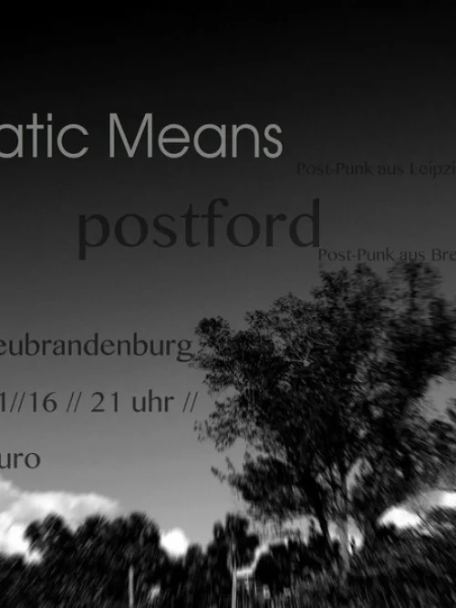 Flyer: STATIC MEANS + POSTFORD