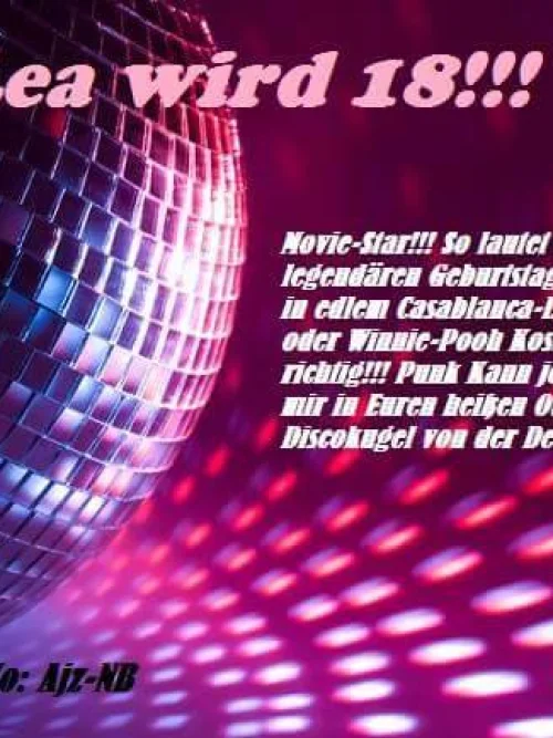 Flyer: LEA WIRD 18!!!