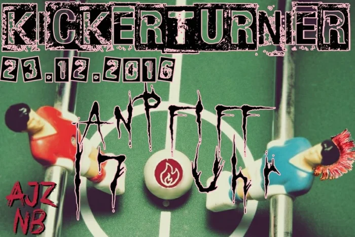 Flyer: KICKERTURNIER