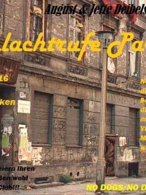 Flyer: SCHLACHTRUFE PARTY