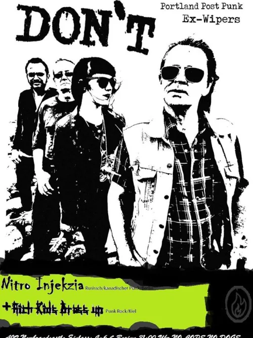 Flyer: DON'T + NITRO INJEKZIA + RICH KIDS DRESS UP