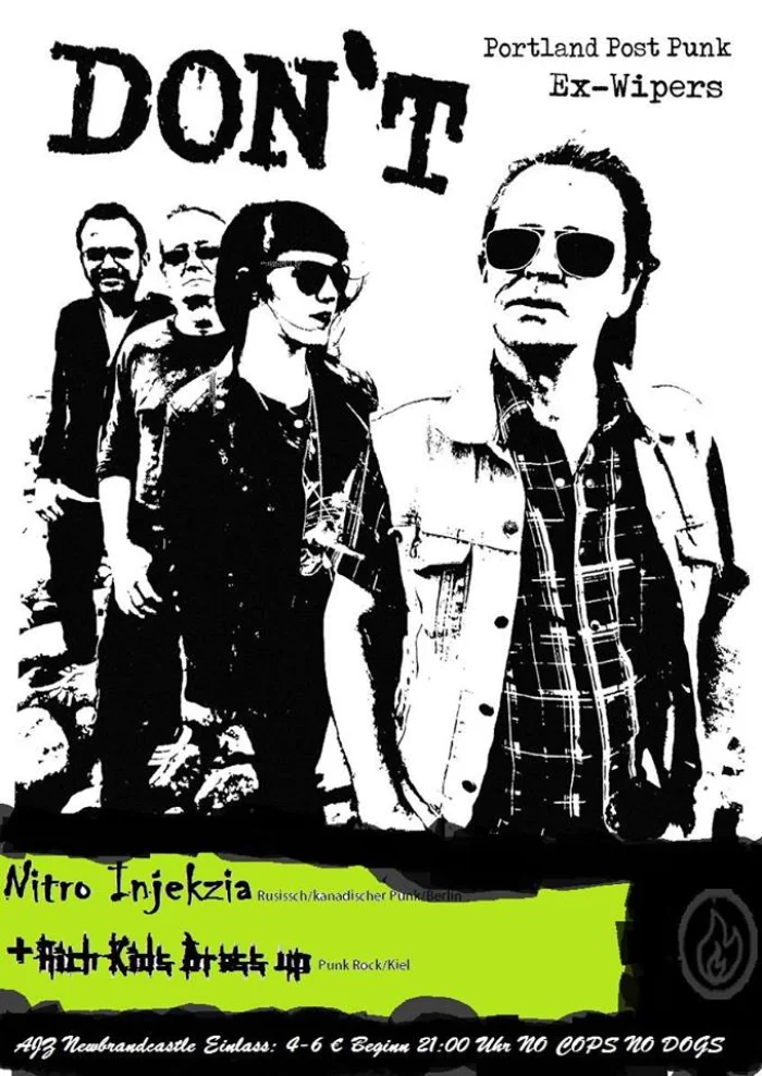 Flyer: DON'T + NITRO INJEKZIA + RICH KIDS DRESS UP