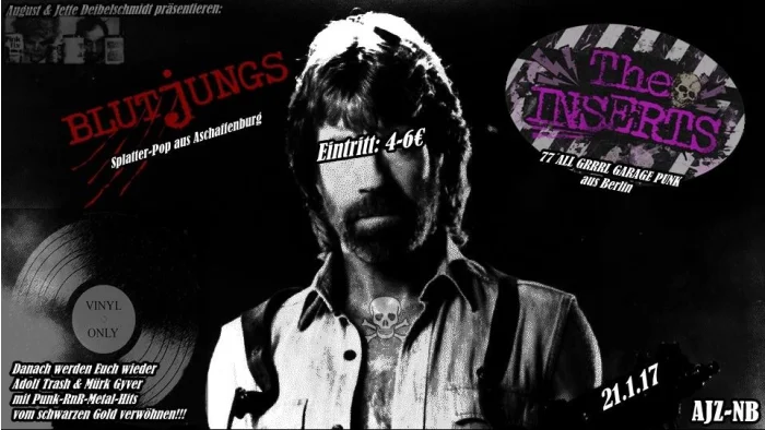 Flyer: BLUTJUNGS + THE INSERTS