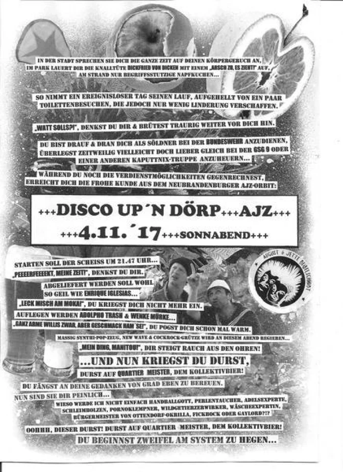Flyer: DISCO UP'N DÖRP