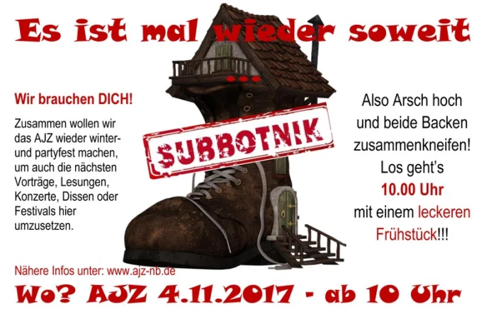 Flyer: SUBBOTNIK