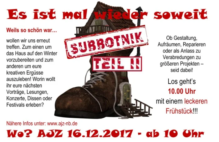 Flyer: SUBBOTNIK #2
