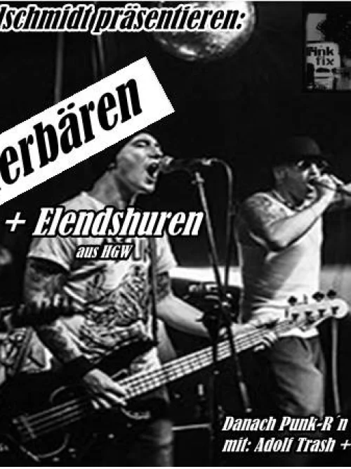 Flyer: KLABUSTERBÄREN + ELENDSHUREN