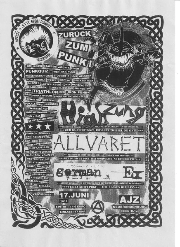 Flyer: GERMAN EX + ALLVARET