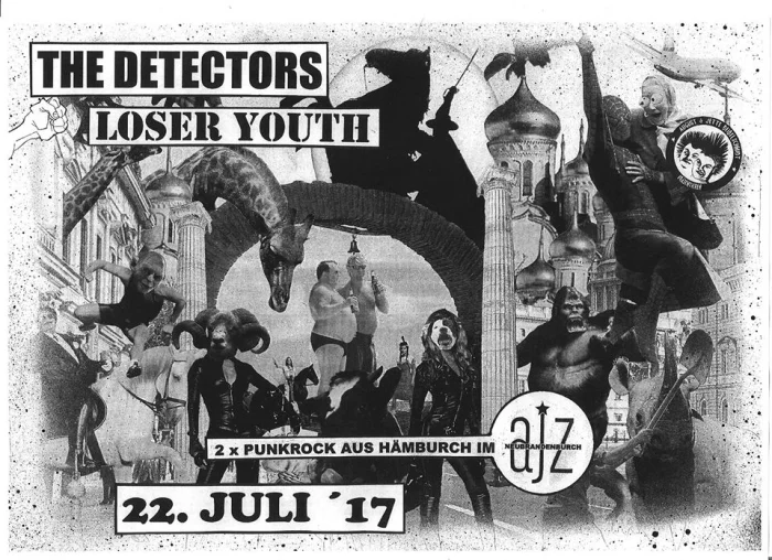 Flyer: THE DETECTORS + LOSER YOUTH