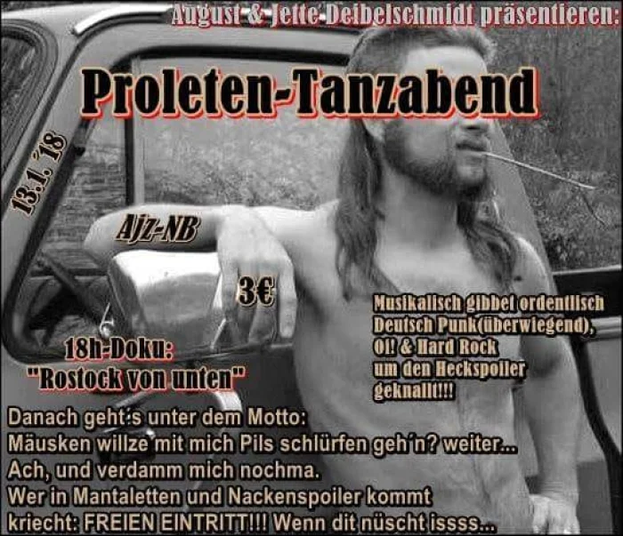 Flyer: PROLETEN TANZABEND